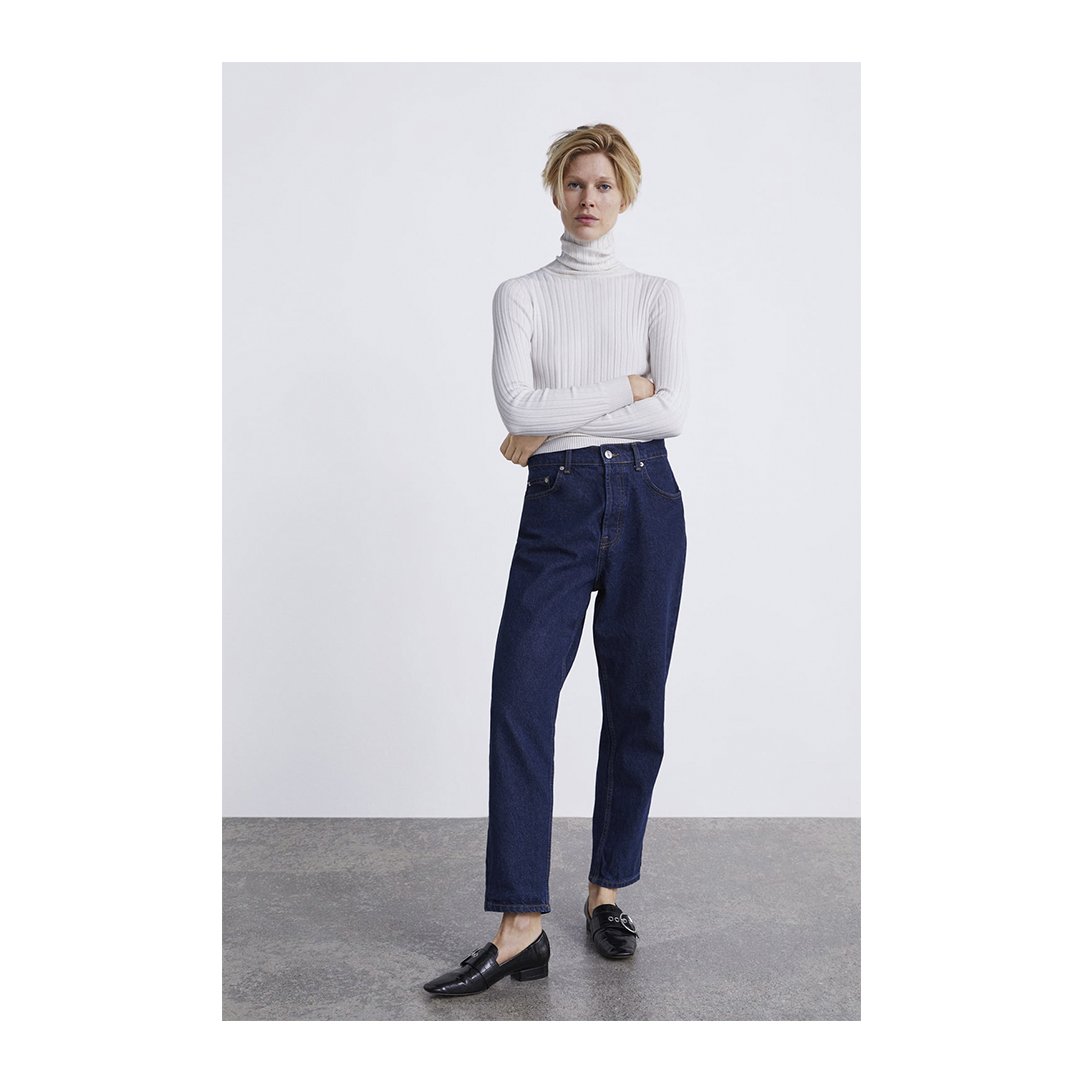 maglia a costine zara