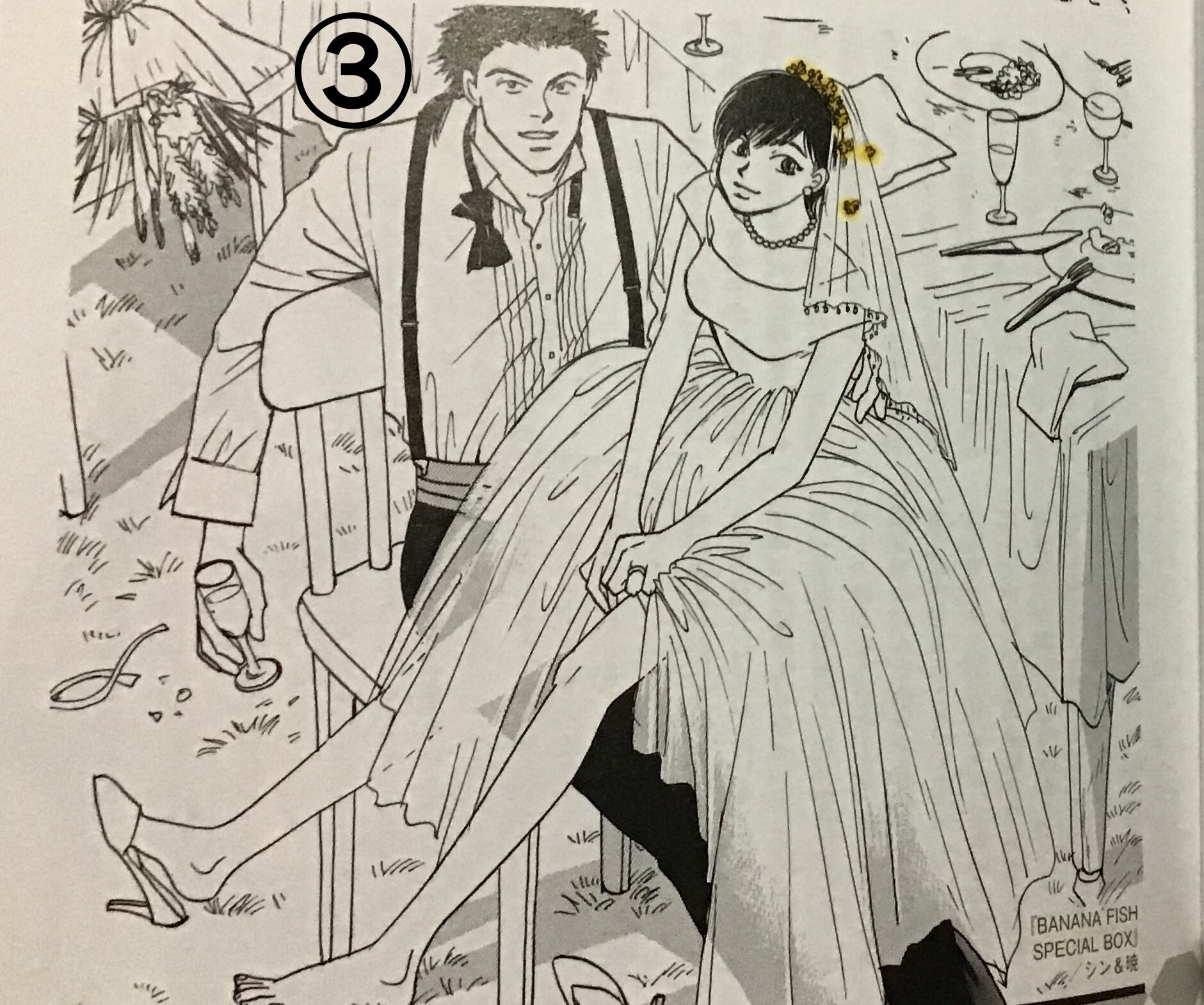 にゃいった 大阪 シン スウ リン 各作品と年齢 Bananafish で16歳 7年後の 光の庭 で23歳 暁と結婚したのがその5年後で28歳 Bananafish バナナフィッシュ にゃいった 大阪 シン スウ リン 各作品と年齢 Bananafish で16歳 7年後の 光の庭 で23歳 暁と結婚したのがその5年後で28歳 Bananafish バナナフィッシュ