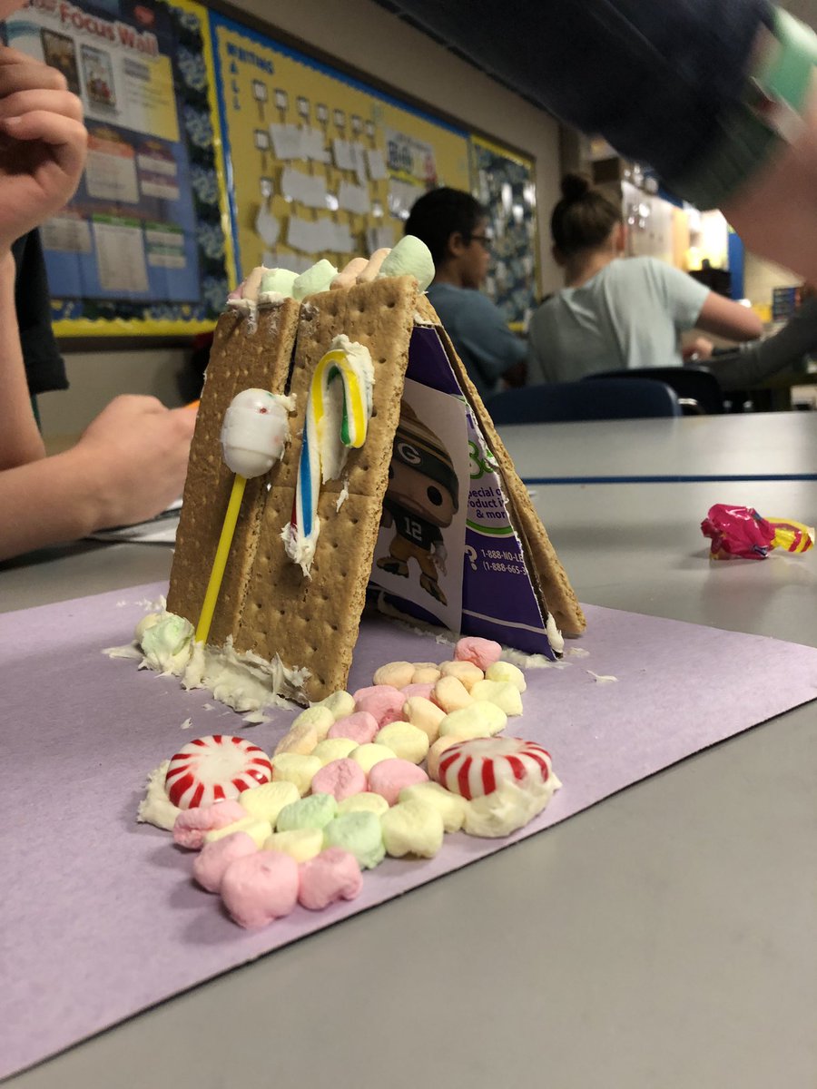 CI_kbendson's tweet photo. 3rd annual gingerbread house challenge. #GoCiGo #SteamChallenge https://t.co/ogq8KAC0KZ
