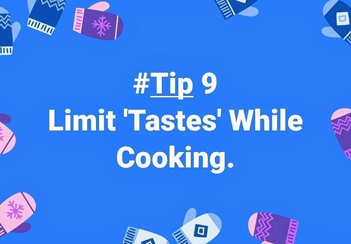 gracious_mi's tweet photo. Count down to #Christmas and I am sharing 10 tips on avoiding #weightgain
#Tip 9
Limit 'Tastes' While Cooking
If you do a lot of cooking during the festive season, it's definitely true… https://t.co/hcvNLwF6zM
#Weightlossmotivation #weight #avoidweightgain #weightloss https://t.co/tbvOdSuq8L
