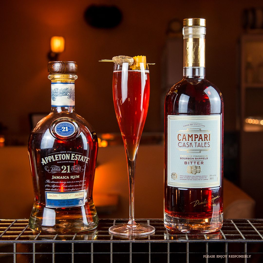 Appleton Estate UK (@appletonrumuk) on Twitter photo Big up <a href="/DemonAndWise/">Demon, Wise & Ptnrs</a> who created Demon #15, back in September, a joyful combination of Appleton Estate 21 Year Old Rum with barrel-aged Campari Cask Tales, house fig and clove syrup and champagne. A 2018 cocktail classic for us. 🍹🇯🇲🇮🇹🔥👌 Big up <a href="/DemonAndWise/">Demon, Wise & Ptnrs</a> who created Demon #15, back in September, a joyful combination of Appleton Estate 21 Year Old Rum with barrel-aged Campari Cask Tales, house fig and clove syrup and champagne. A 2018 cocktail classic for us. 🍹🇯🇲🇮🇹🔥👌