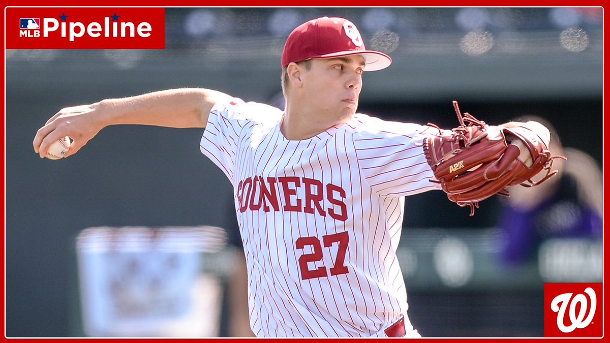 MLBPipeline's tweet photo. After posting a 1.74 ERA across two levels during his pro debut, it's clear Jake Irvin, a 6-foot-6 righty and the #Nats' 4th-round 2018 #MLBDraft pick, has all the right ingredients to move quickly through the Minors: https://t.co/epQyZB85bc https://t.co/w3kr0iVrpu