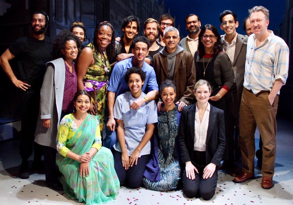 SadiqKhan's tweet photo. Glad to have caught @KilnTheatre’s adaptation of #WhiteTeeth - Zadie Smith’s fantastic story about London life.
Really impressed with what @IRubasingham & the team have done so far & looking forward to seeing their plans for 2019. https://t.co/9oaMFCZo4v