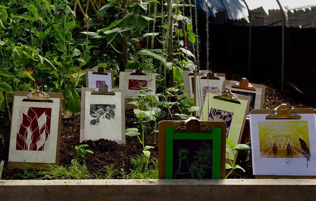 BoundaryWay's tweet photo. #Wolverhamptonarts Advent calendar day 23 - sharing artwork inspired by Boundary Way by artists @artyaml @ClareWassermann @escher303 &amp; by @LindaNevillprnt &amp; print workshop participants #senseofplace #cameraobscura #artandlandscape #folklore #gardenfolklore https://t.co/Lvgo5VrE2Y