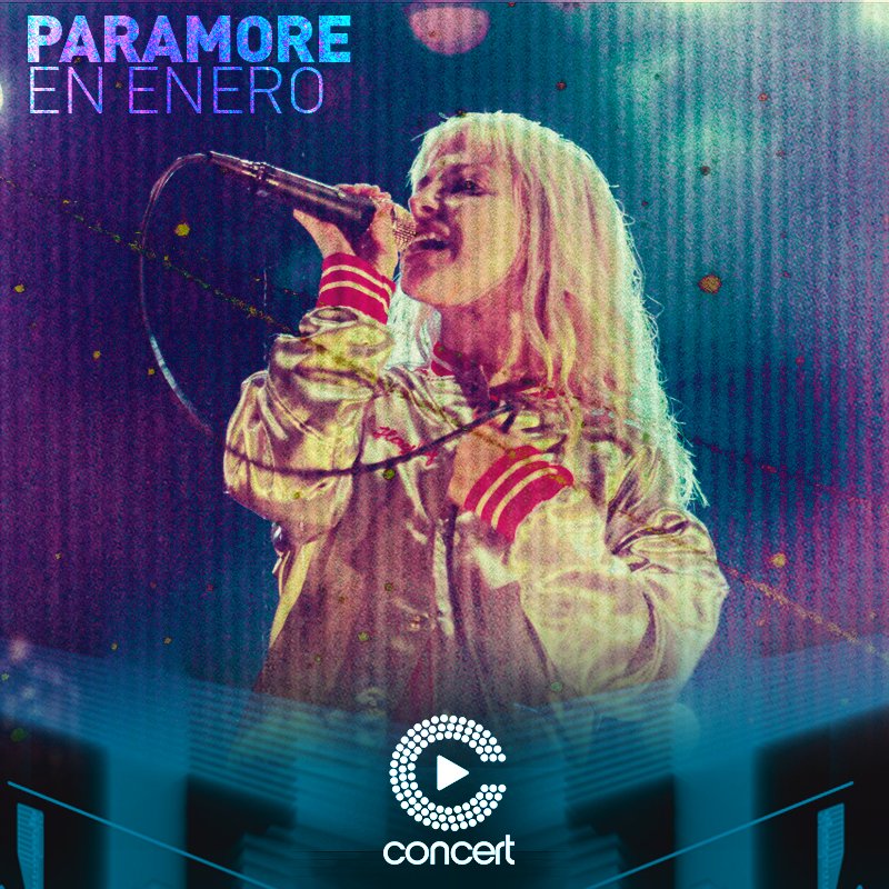 Concert_Channel's tweet image. ¡Vayan preparándose porque ya viene @paramore! #EnEnero #ConcertChannel