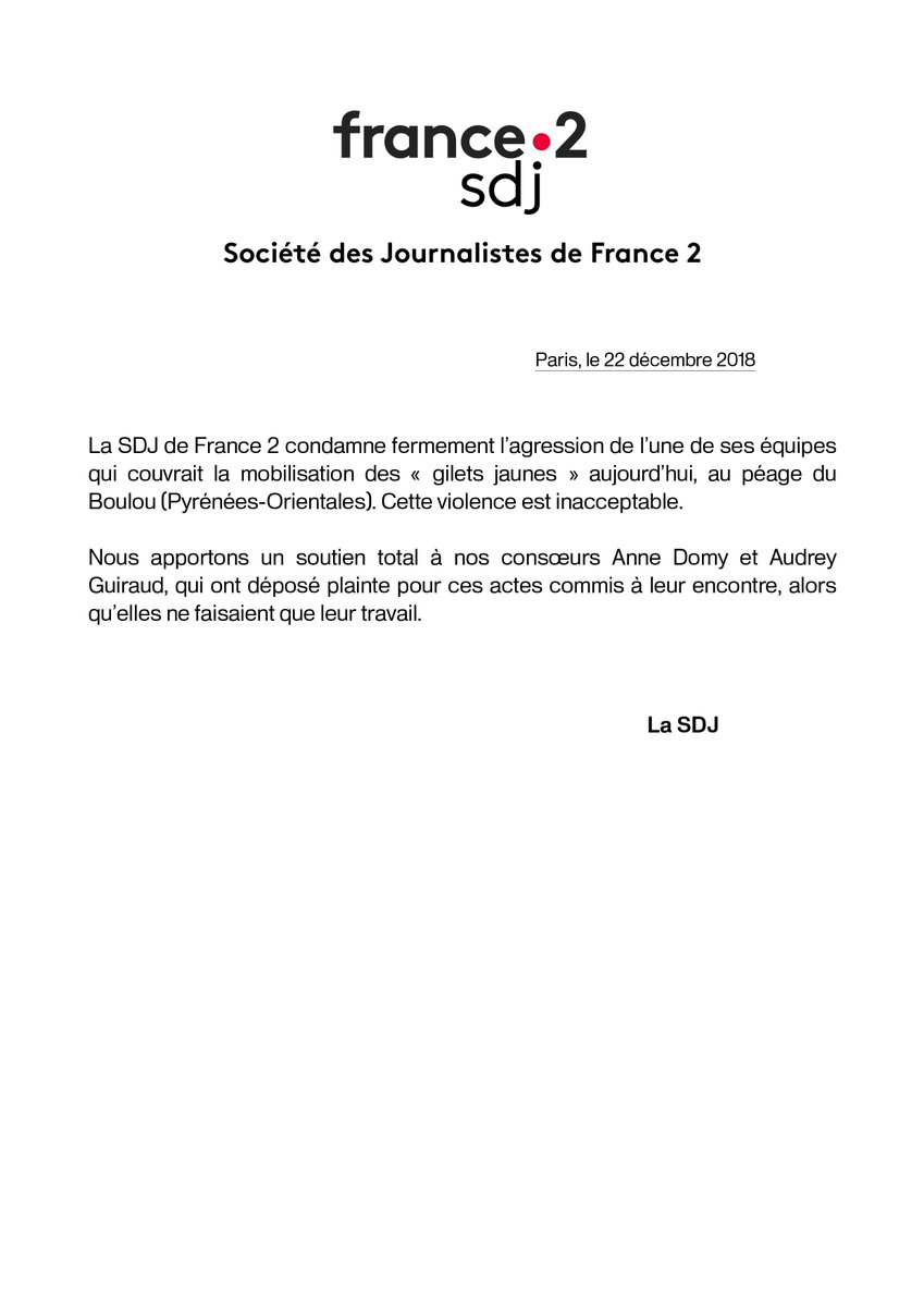 SDJ Rédaction nationale de France Télévisions tweet media