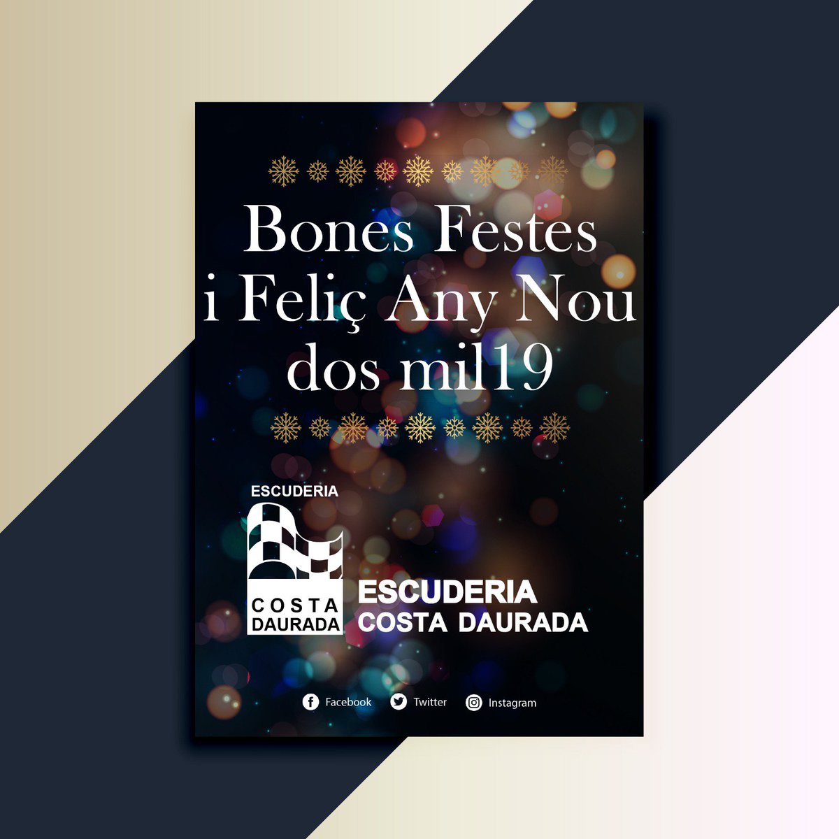 Bones festes i feliç any nou dosmil19!!!

#femelqueensagrada #bonnadal #bonesfestes #dosmildinou #ecd