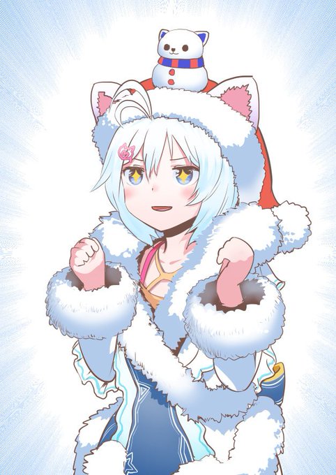 「siro (dennou shoujo youtuber siro) white hair」Fan Art(Popular)