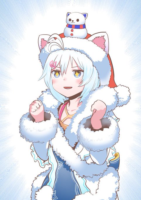 「animal ears santa hat」 illustration images(Oldest)