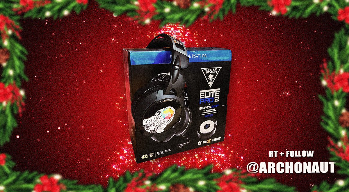 archonaut's tweet image. CHRISTMAS #GIVEAWAY

🔥 Turtle Beach Elite Pro 2

✅ Retweet &amp;amp; Follow @archonaut to enter
✅ Tag friends

Winner picked next Saturday