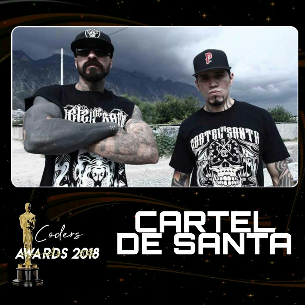 CodersAwards's tweet photo. También contaremos con la presencia de ¡Cartel de Santa! quien grite más en su performance Babo le va a invitar al cine.

#CodersAwards2018 https://t.co/EyxbCMbwEe
