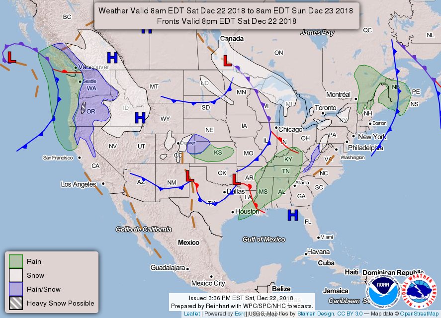 Noaa National Forecast Chart