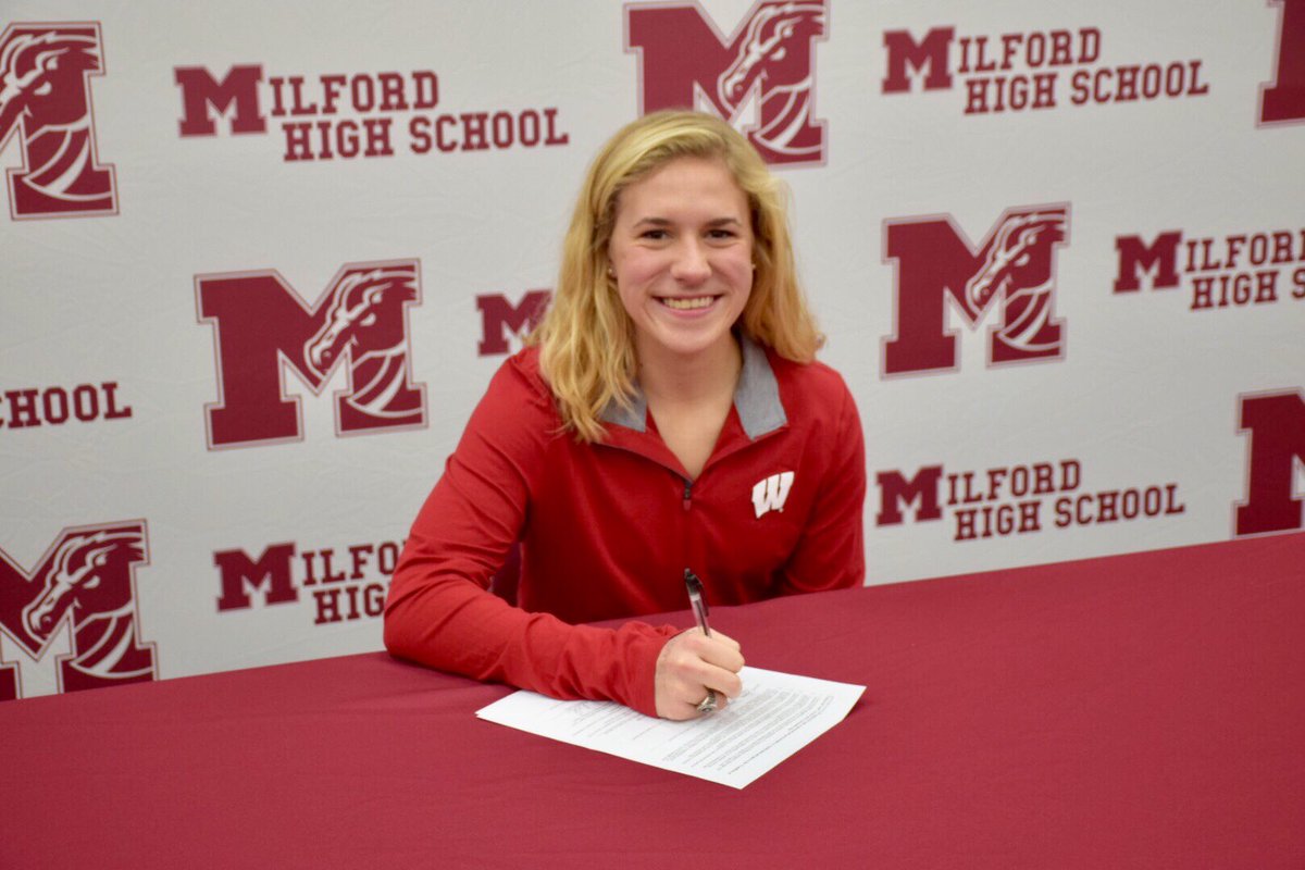 VHeiligenthal's tweet photo. I am beyond excited to announce that I will be continuing my academic and athletic career at the University of Wisconsin-Madison!! Thank you so much to my family, friends, coaches, and teammates that have gotten me to this point. GO BADGERS!❤️ https://t.co/IacvhADaHw