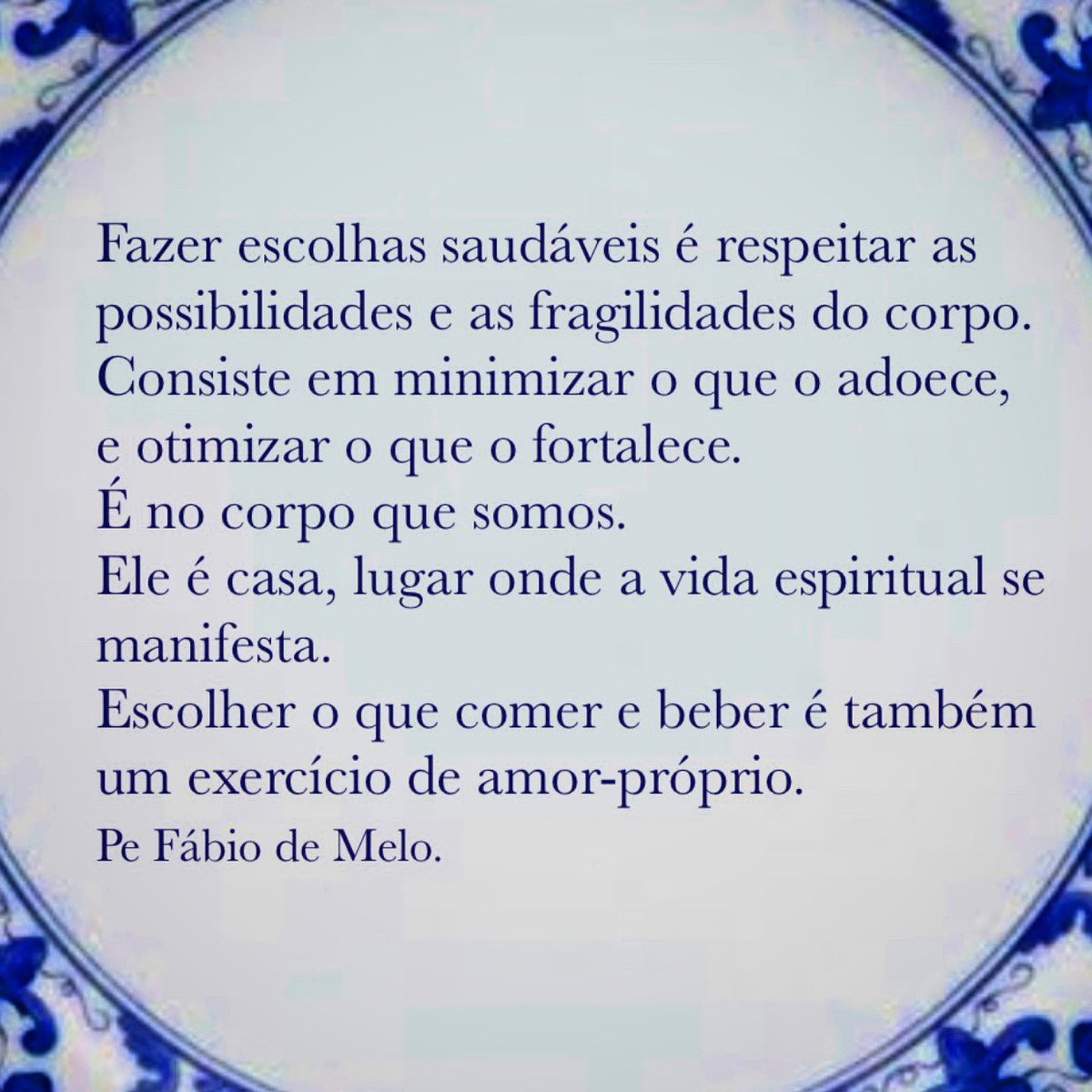 Sobre o que escolhemos.