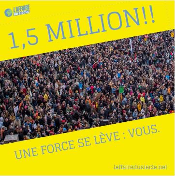 😍 1,5 MILLION DE PERSONNES S'ENGAGENT POUR LE CLIMAT 🙏 On ose à peine y croire 🙈

Après les catastrophes climatiques de l'été, le rapport du GIEC, la déception de la COP24, quel espoir soulevé par #LaffaireDuSiecle !

Objectif : #2millionsPourLeClimat