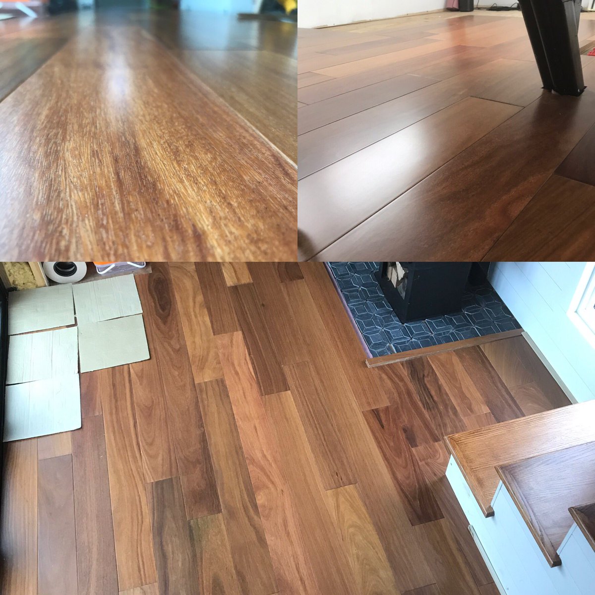 TinyLivingLivingLarge (@tinylllarge) on Twitter photo Hardwood over radiant heating installed. This tiny house is starting to come together. <a href="/WarmlyYours/">WarmlyYours</a> <a href="/advantagelumber/">AdvantageLumber.com</a> Hardwood over radiant heating installed. This tiny house is starting to come together. <a href="/WarmlyYours/">WarmlyYours</a> <a href="/advantagelumber/">AdvantageLumber.com</a>