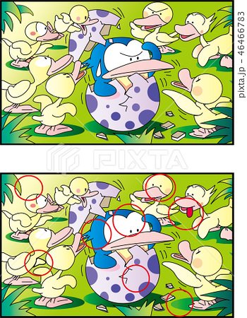 間違い探しイラストのtwitterイラスト検索結果 古い順