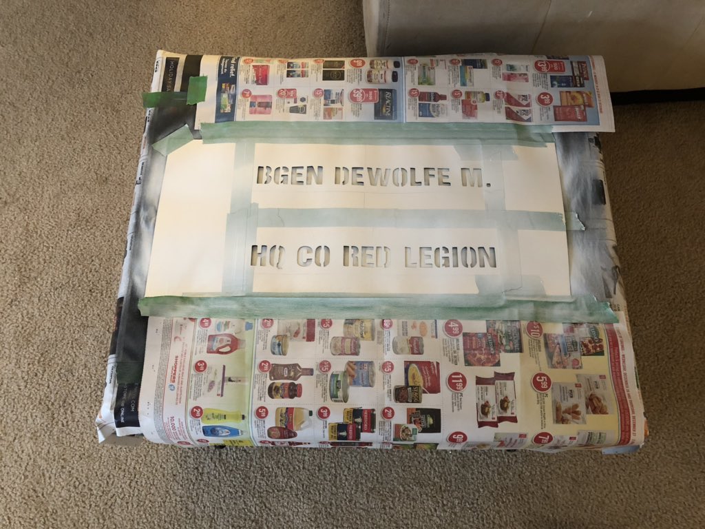 syd_meister's tweet image. Spray painted #armyobsessedkid