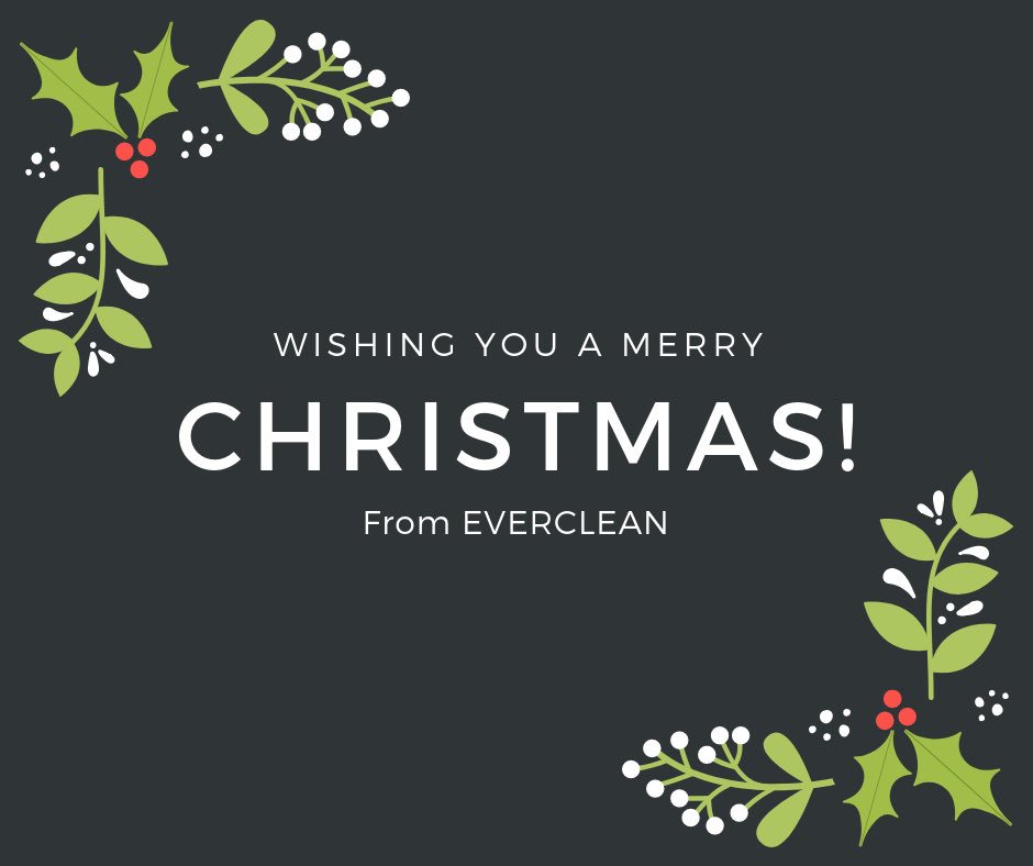EverClean01's tweet photo. 🎄Thank you to all our customers, new and returning, we truly appreciate your business. 
We are now winding down, looking forward to a well deserved break with family &amp; friends. 
Wishing you a very Merry Christmas and all the best for 2019 when it comes!  🎄🎁 🌟 ❄️ https://t.co/xRA1ZrKwOo