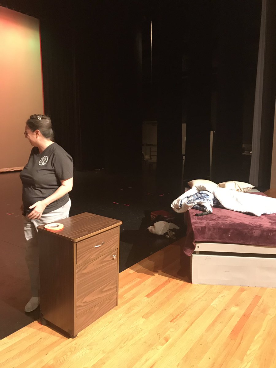 Academytheatre2's tweet photo. Start of tech. It’s really happening. #hour20 #24hourtheatre https://t.co/RRaPHg2RF0
