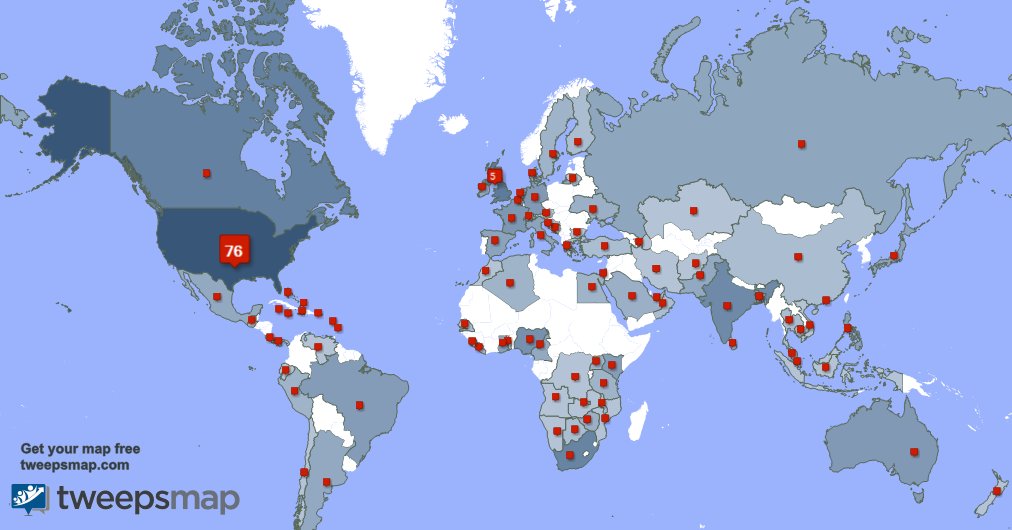 Special thank you to our 20 new followers from USA, and more last week. tweepsmap.com/!SonPlayy