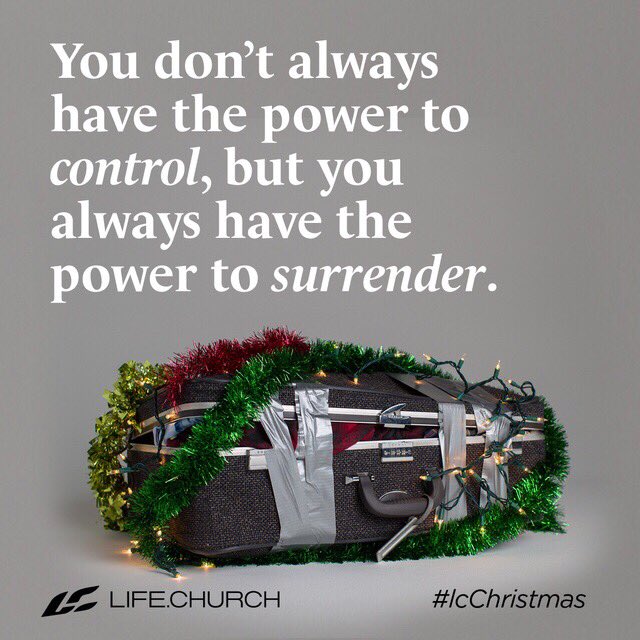 johndwall's tweet image. You don’t always have the power to control, but you always have the power to surrender. #lcChristmas #lctravellight