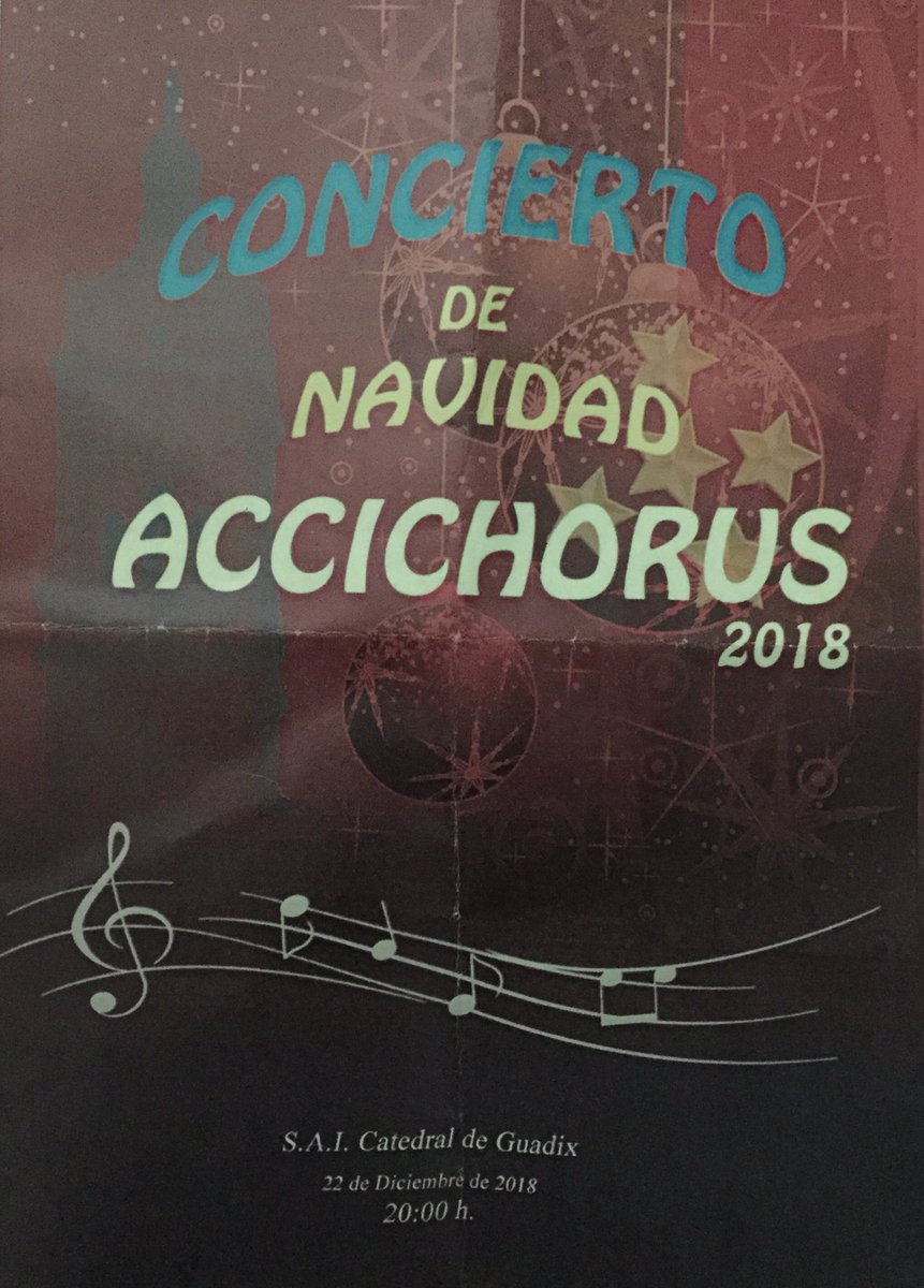 jagalcala's tweet photo. @accichorus un año más felicita la #Navidad a #Guadix . Gracias, y por muchos años...! #FelizNavidad https://t.co/ONHnbMTWbQ