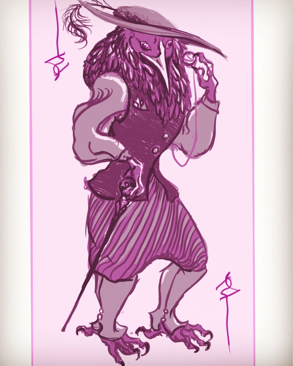 hofundur's tweet photo. Lavender raven man from my current dnd campaign. Please enjoy him πππ my one am doodle session on the ipad. (made my dm cry
#raven #man #tengu #dapper #dnd #ravenman #birb #birdman #ipad #procreate #doodle #sereshofundur #characterdesign #creaturedesign #art #illustration https://t.co/SJ77q2v1kh