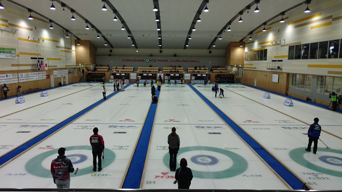 Semifinal 始まったー！
good game! good curling!
#karuizawainternational #軽井沢国際カーリング #curling #Curkal