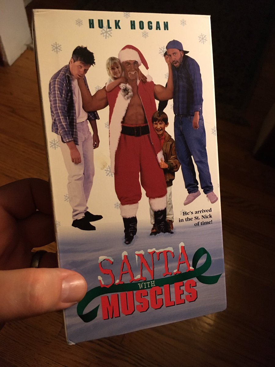 Coming your way! Original VHS of Santa with Muscles to be screened for your live-riffing pleasure this Sunday the 23rd at Dynasty Typewriter! Comedy from Keith Carey &amp; Nicole Bucannon. Get tickets now! dynastytypewriter.com/calendar/horri…