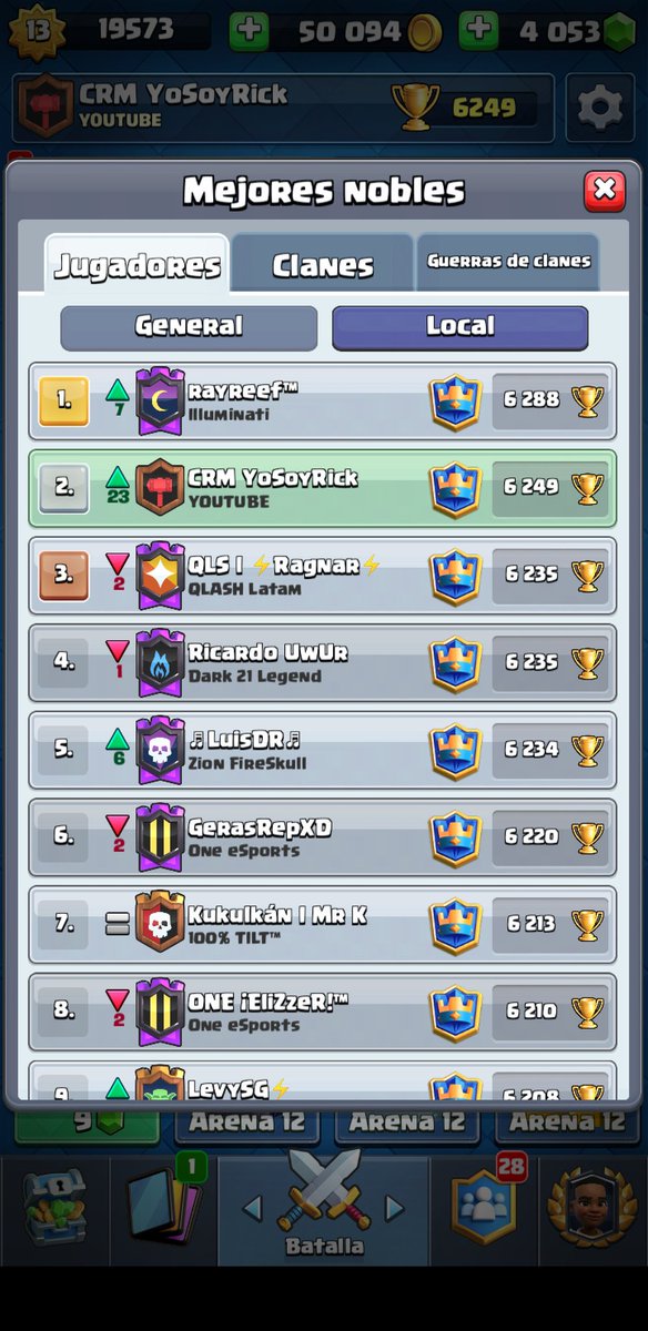 TOP 1 EN DIRECTO? youtu.be/rfBqCaylA3k