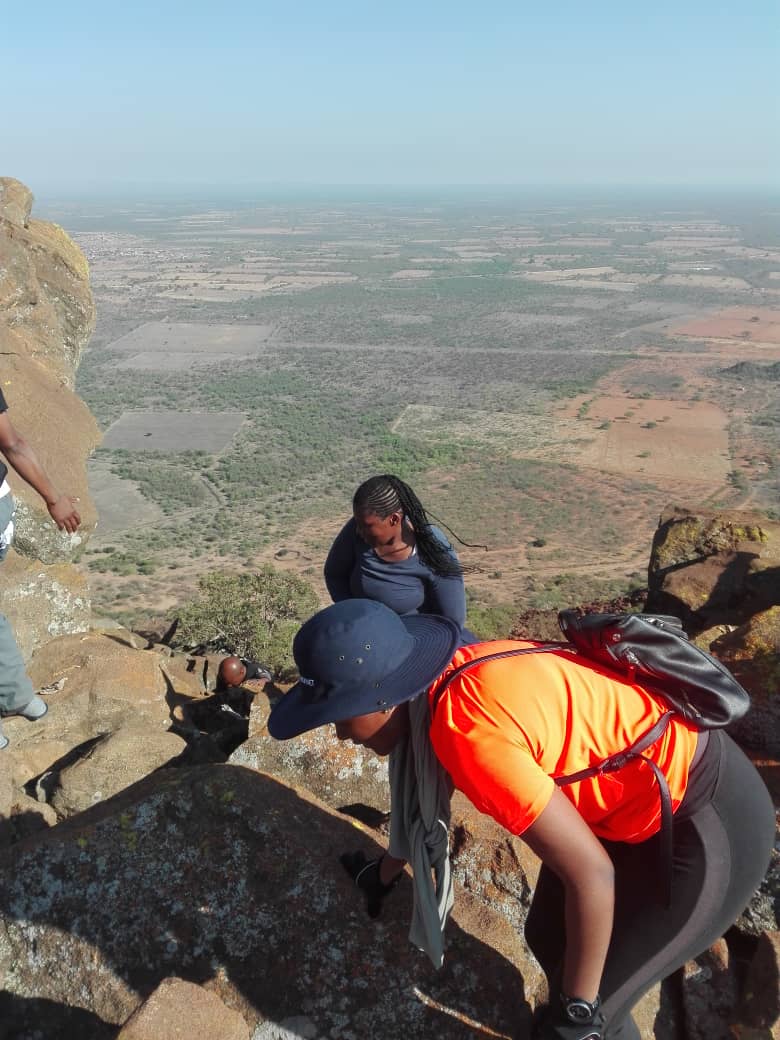 ThatoHeather's tweet photo. Broken shoes, strength beyond measure, we still made it up the Hill!! This is Love!! #MyJourney #JesusYouareLove https://t.co/EB8iqQMOK7