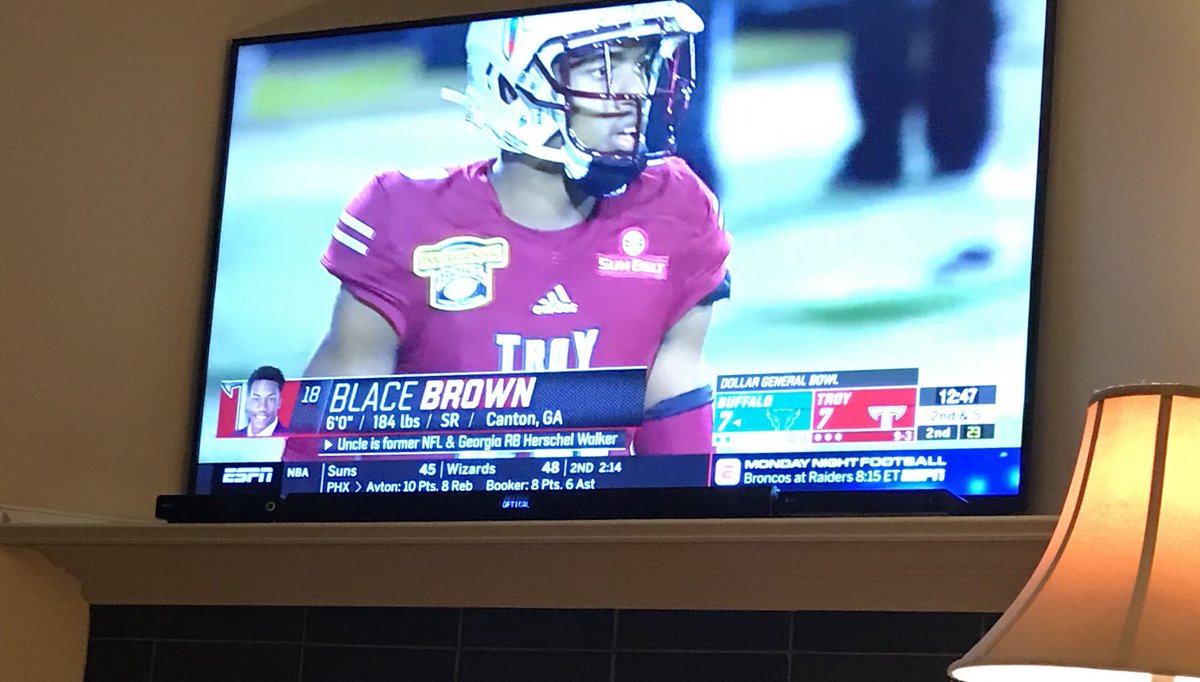 Super proud of <a href="/blacebrown/">Blizzy</a>! Show out in your last college game! #courymcnellielandsuccessstory #DollarGeneralBowl #TroyTrojansFootball