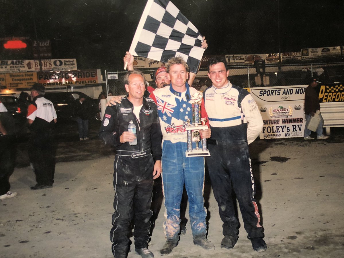 Haud3's tweet photo. How about this podium?? #manboys #legends @trevorgreen_4s @TKaedingRacing @jachaudracing https://t.co/RztR6w10I6