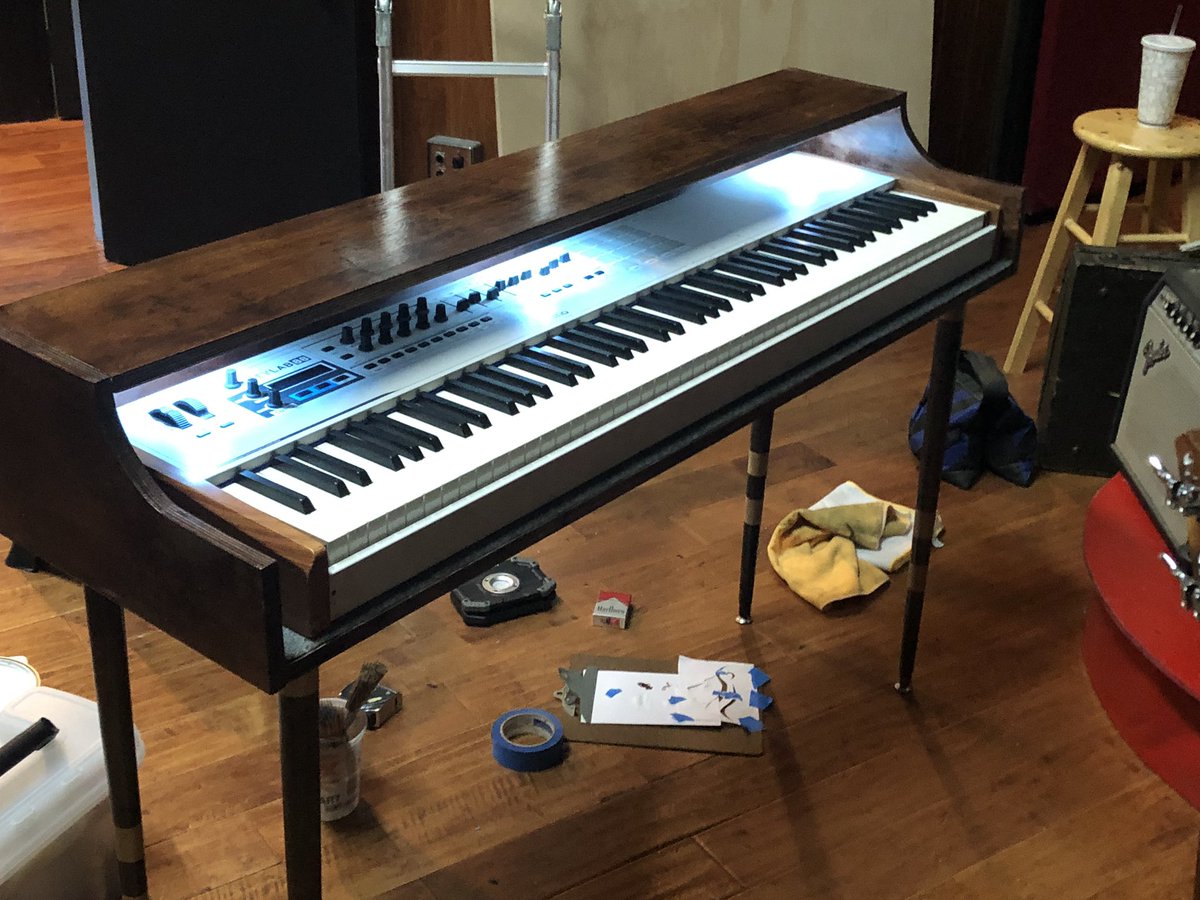 dallaskruse's tweet photo. In need of a piano shell for your controller? DM me. #keyboards #keyboardshell #arturia #handmade https://t.co/jAESK0xJGp