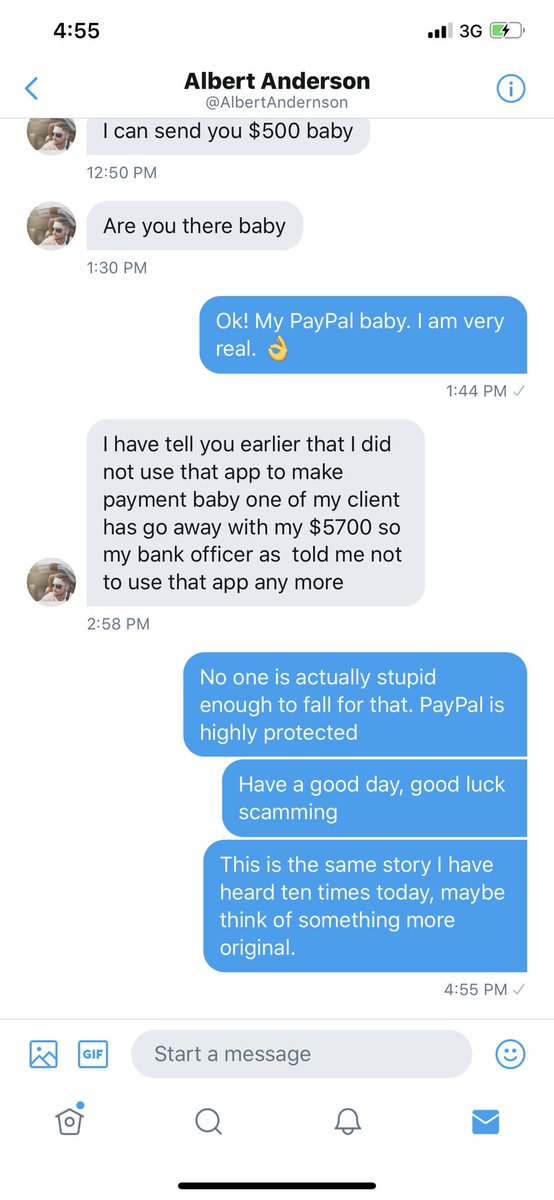 venus_delicious's tweet photo. Do this, and I’ll make an example of you. Scamming little shit. https://t.co/nHpmtEKyIz