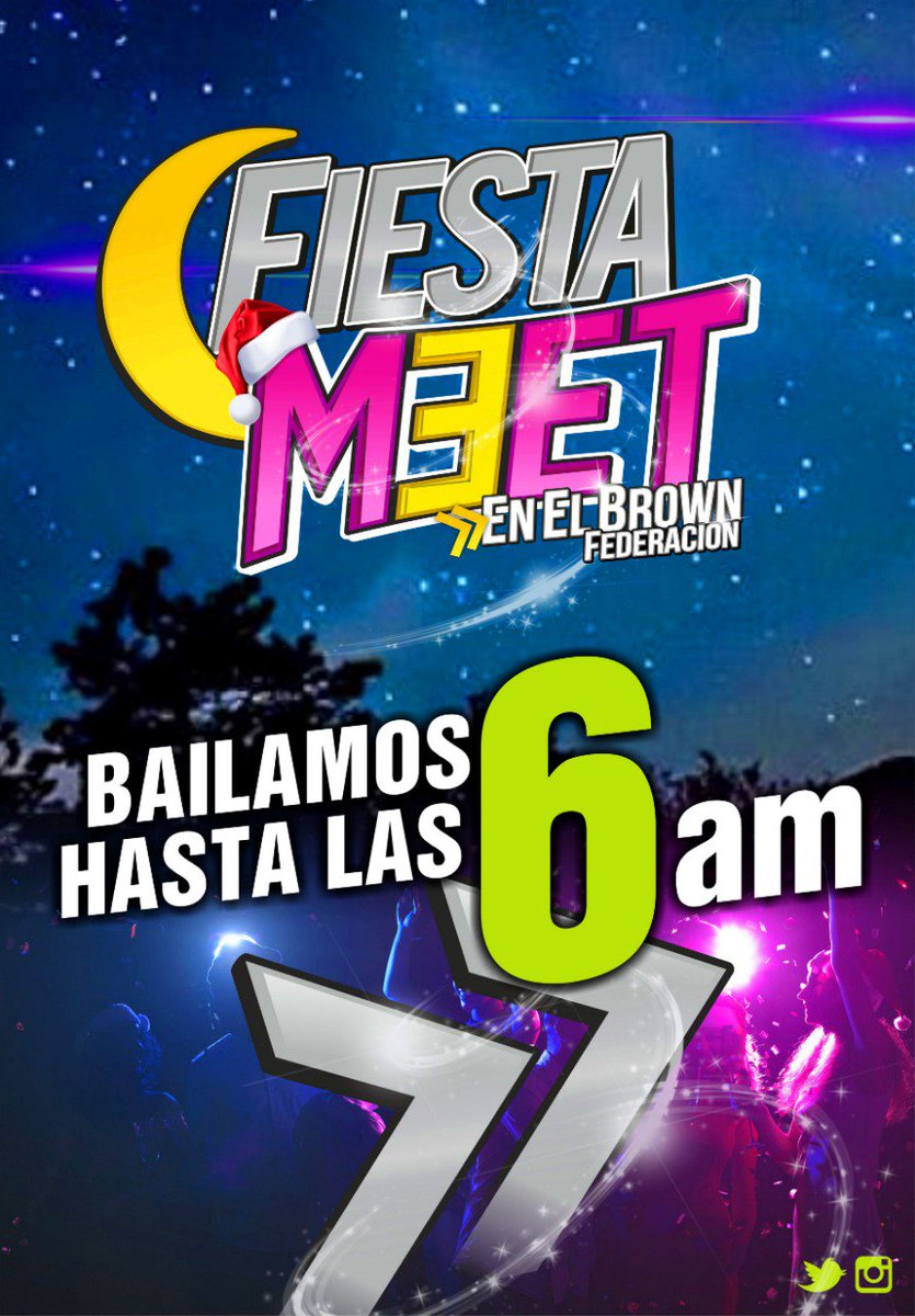 FiestaMeet2018's tweet photo. 🔸NO PODEMOS CREER LO CERCA QUE ESTAS😱 #24D 🎄
✔DESAFIO M∃ET🎅
👉SI AGUANTAS 2 MINUTOS ARRIBA DE TORIBIO 🐂
♻TE GANAS CHAMPAGNE + SPEED🍾
☡NADIE PUEDE PERDERSE ESTA NOCHE MAGICA EN EL BROWN☡
💥BAILAMOS TODOS HASTA LAS 
6 DE LA MATINA💥
➡SABEMOS LO QUE TE GUSTA 🔥 https://t.co/e5EMlLrwKb