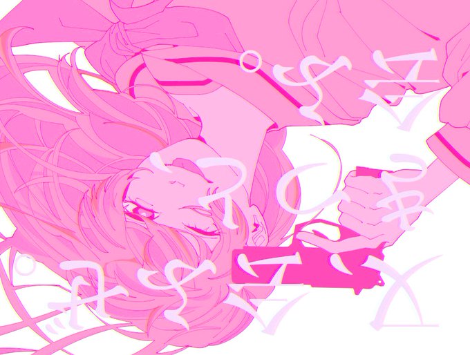 「ピンクの目 桃色」のTwitter画像/イラスト(古い順)