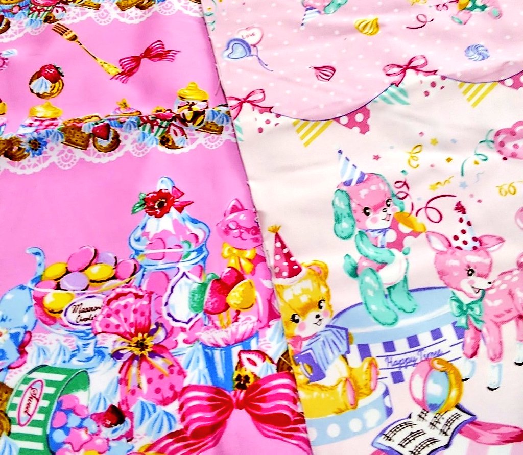 Echtheit06's tweet image. 可愛すぎる布地をまた衝動買いしてしまった(◎_◎;)娘の為になにか作ろう💦💦