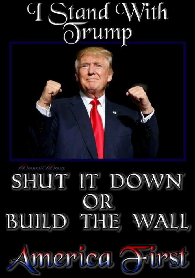 claramarks's tweet image. #BuildTheDamnWallNow #GovernmentShutdown #GoFundMeBuildtheWall