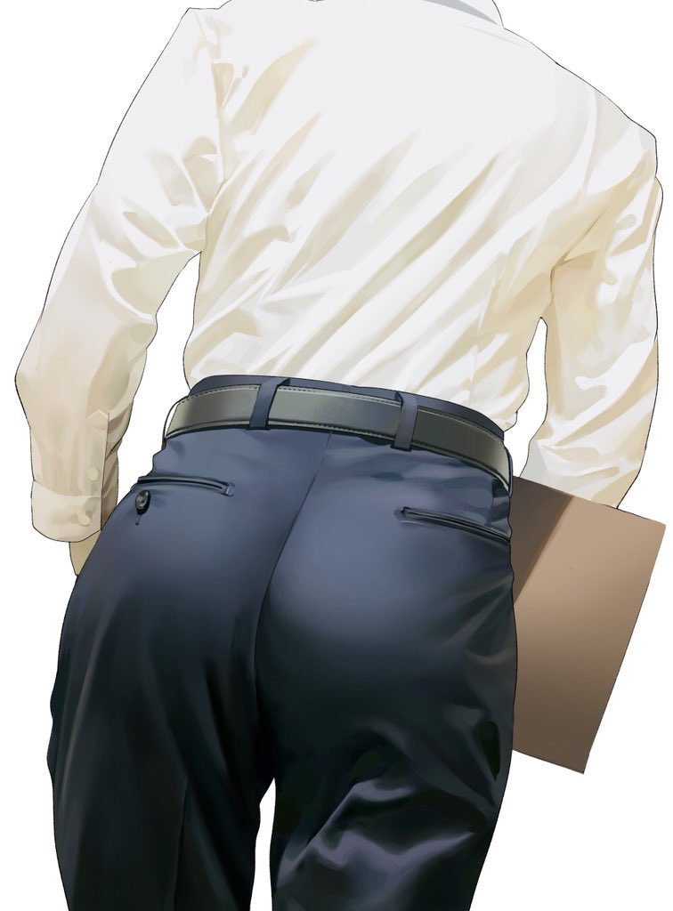Male anime butt
