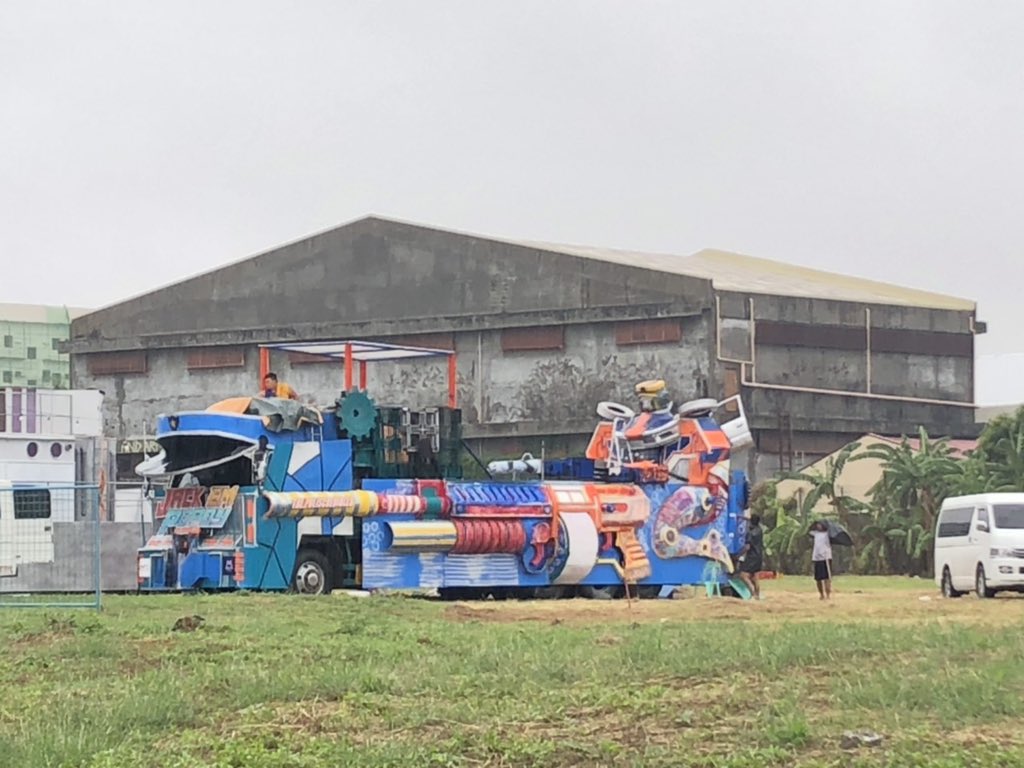 ericjohnsalut's tweet photo. All set! #JackEmPopoyMMFFParade https://t.co/N9lyh7fUpI