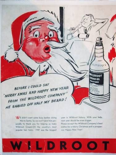 BarberNews's tweet photo. #Vintage #Christmas #BarberShop Ad from #Wildroot ๐ #Xmas #Barber https://t.co/215SEehWFa