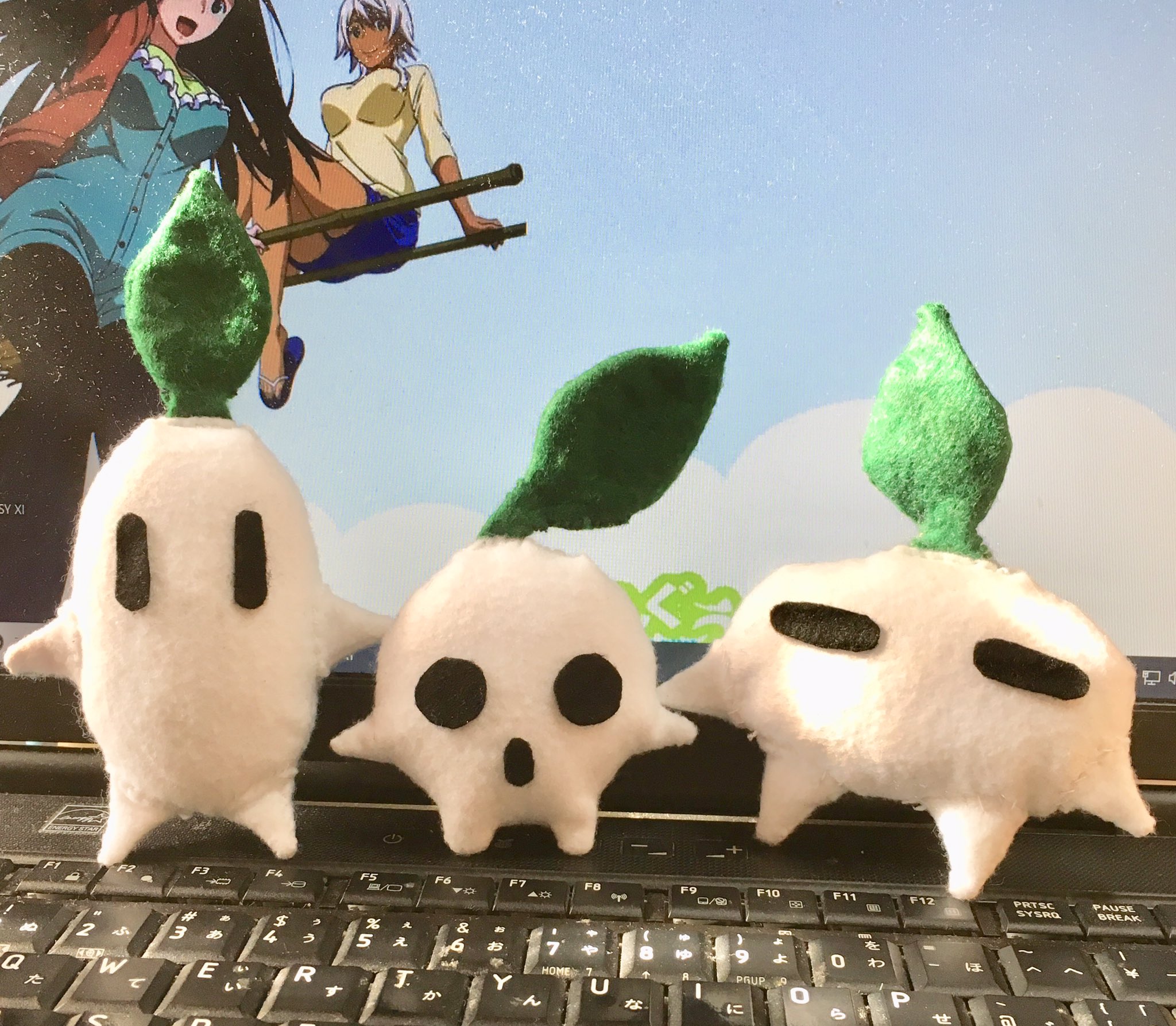 鉄脚のシェリン ふらいんぐ ふらいんぐうぃっち マンドレイク3兄弟 ぬいぐるみ 後は立てないのでスタンドを作るか W T Co Ju7fp7n5ab Twitter