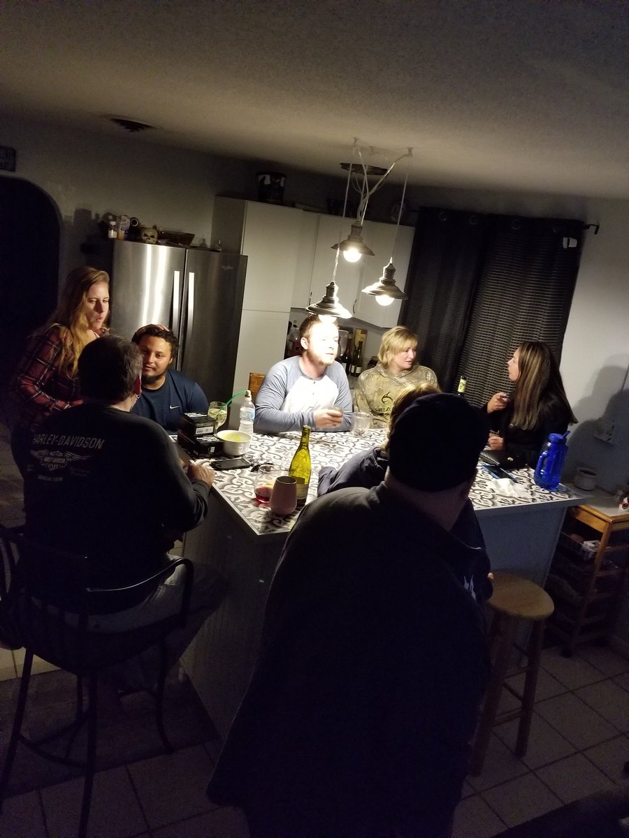 Holiday drinking night.....