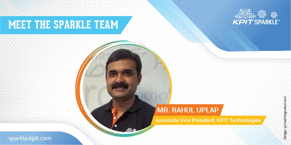 KPITSparkle's tweet photo. Meet @RahulUplap , the big chief of KPIT Sparkle team. Under his leadership, KPIT Sparkle has reached to the new heights with many accomplishments.

#KPITSparkle2019 #Innovation #Mobility #Energy #Technology https://t.co/u8ZHD5FR6c