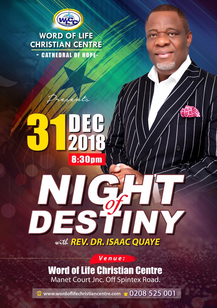 WLCCgh's tweet photo. That time of the year is here again. Come and let Us make waves of praise to the Lord, #newyear #nightofdestiny #praise #church #destinynight #wlcc https://t.co/dhZZoin2mu