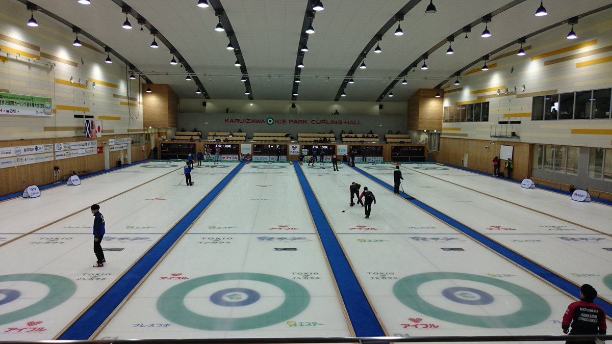 Men's Final ＆ 3rd place 始まったー！
good game! good curling!
#karuizawainternational #軽井沢国際カーリング #curling #Curkal