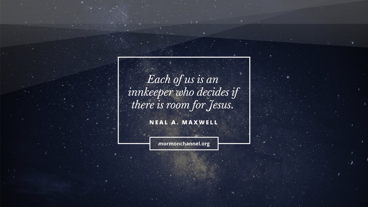 mormonchannel's tweet photo. Is there room for Him in your heart? https://t.co/nE5NHKLZlw