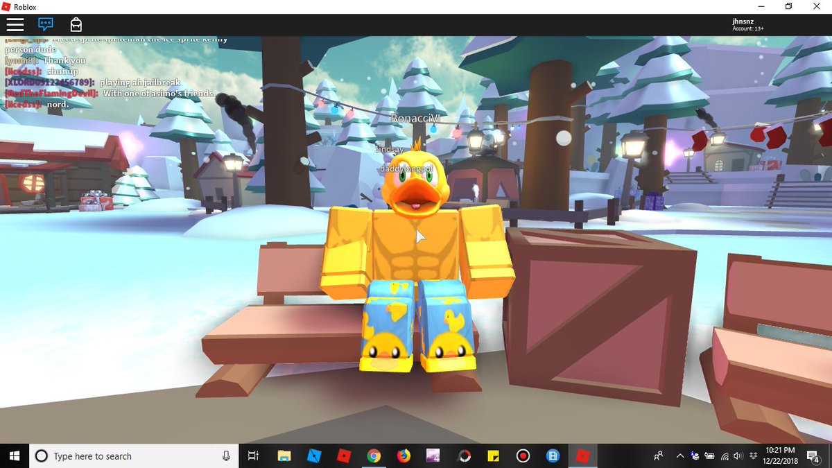 Roblox User Wearing Noob Attack Mech Mobility